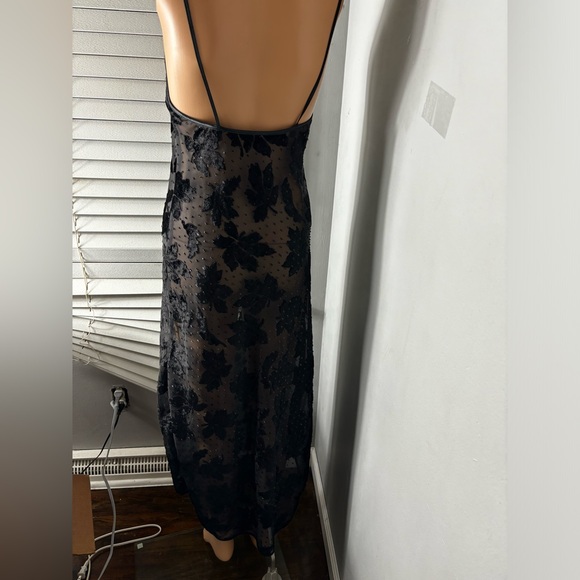 Fantasies by Morgan Taylor Sexy Nightgown lace velvet size S - Picture 4 of 16